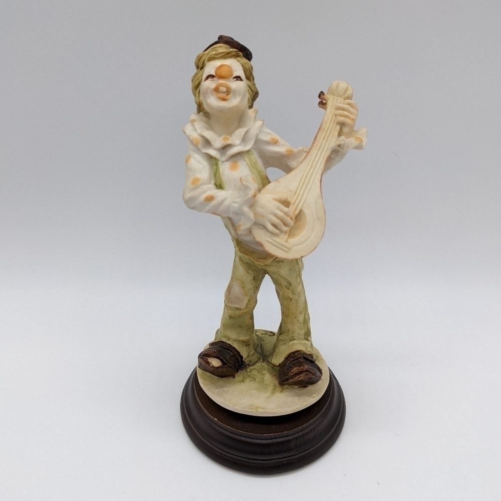 Vintage Arnart by Pucci musician clown sculpture statue